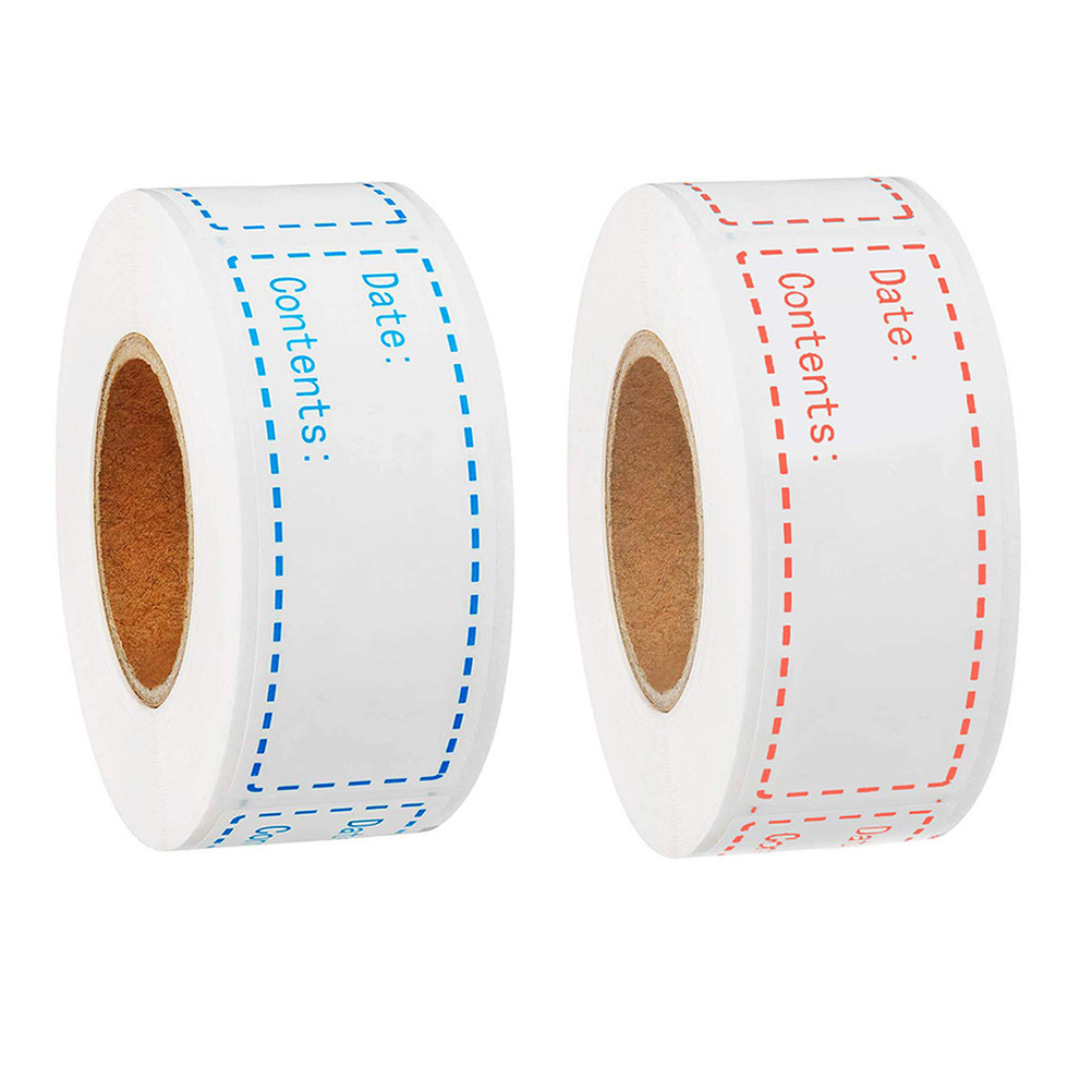 2 Rollen Rechteckige Lebensmit – Food Storage Labels Bewertung und Preis
