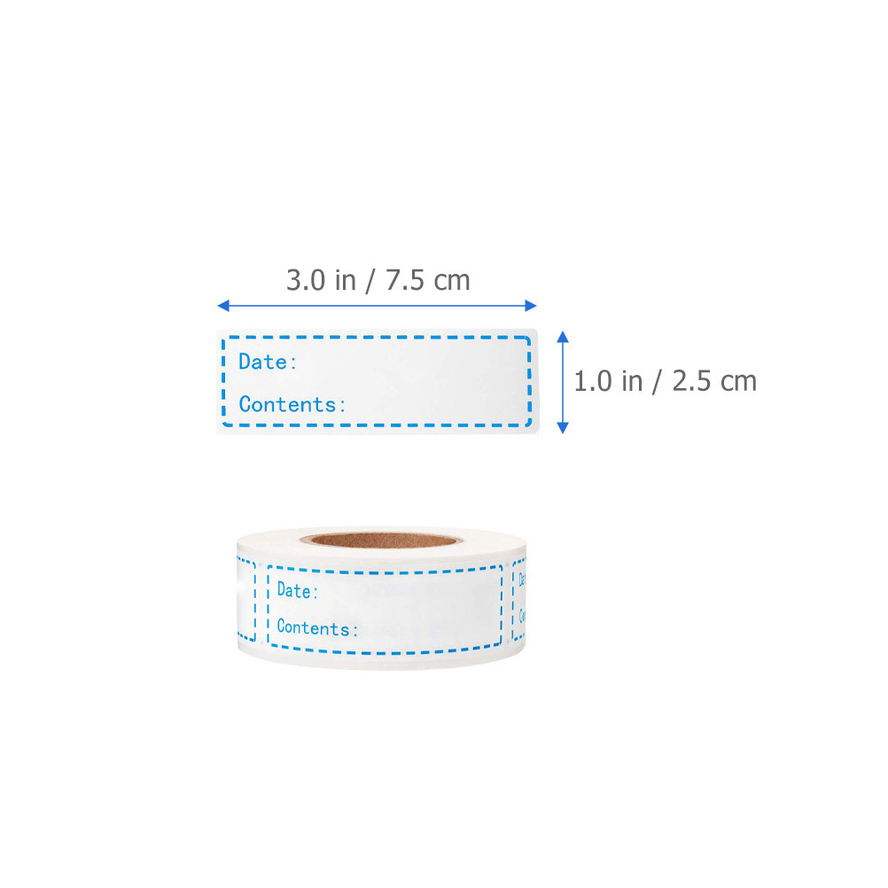 2 Rollen selbstklebende Lebens – Food Storage Labels Bewertung und Preis