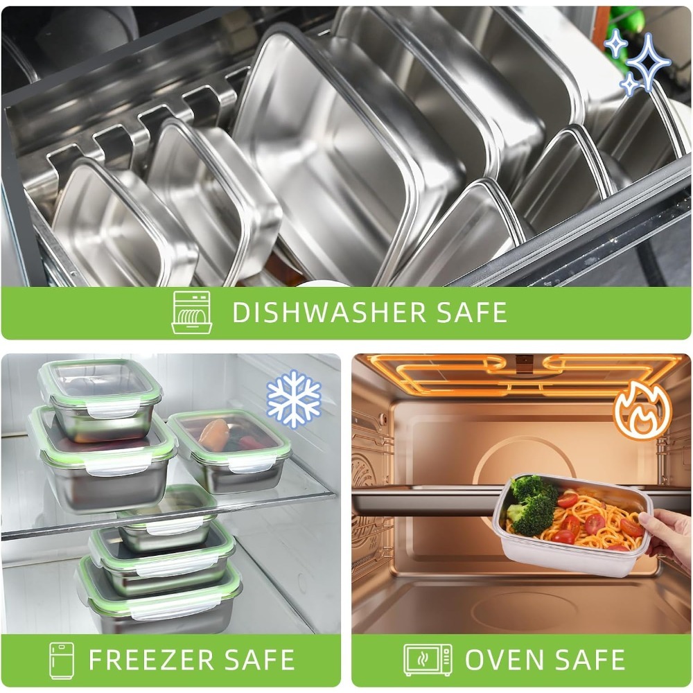 1/3-teiliges Vorratsbehälter-S – Food Storage Oven Safe Bewertung und Preis
